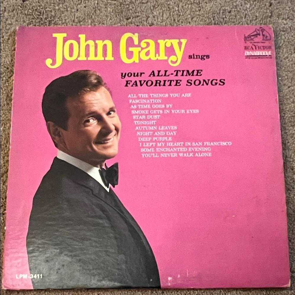 John Gary Sings Vinyl Record